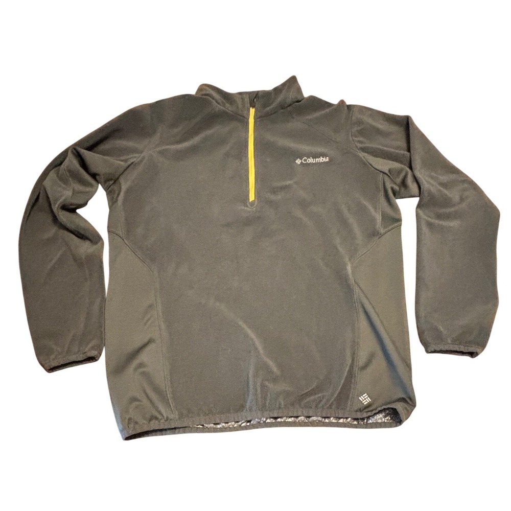 Columbia Mens Omni-Heat‎ 1/4 Zip Fleece Pullover Gray AM6357 Large
